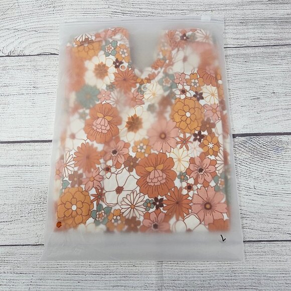 NEW!!! William & Ryan Toddler Girl Bamboo Groovy‎ Floral Zippy Size 3T - Picture 2 of 2